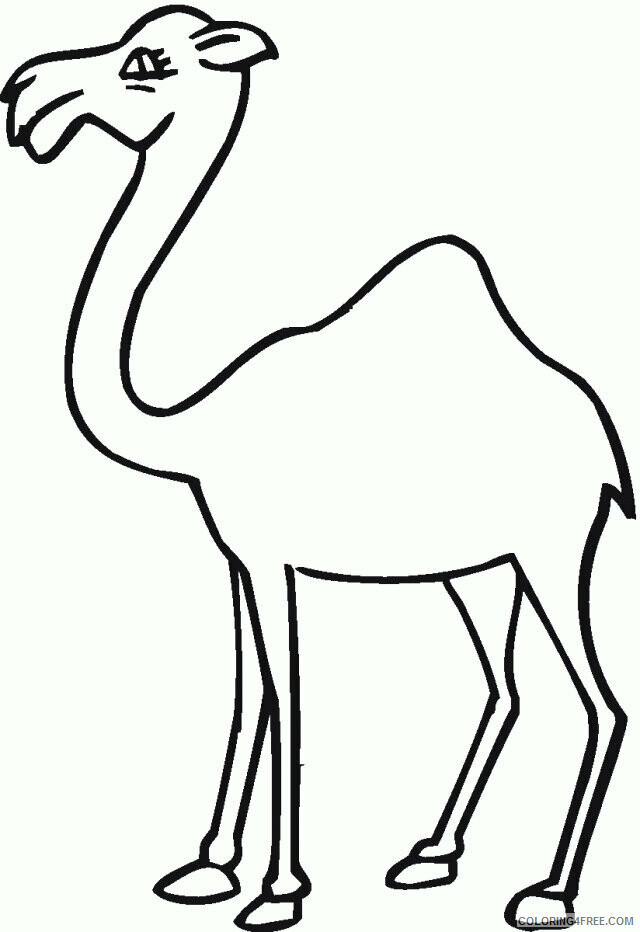 Camel Coloring Sheets Animal Coloring Pages Printable 2021 0683 Coloring4free