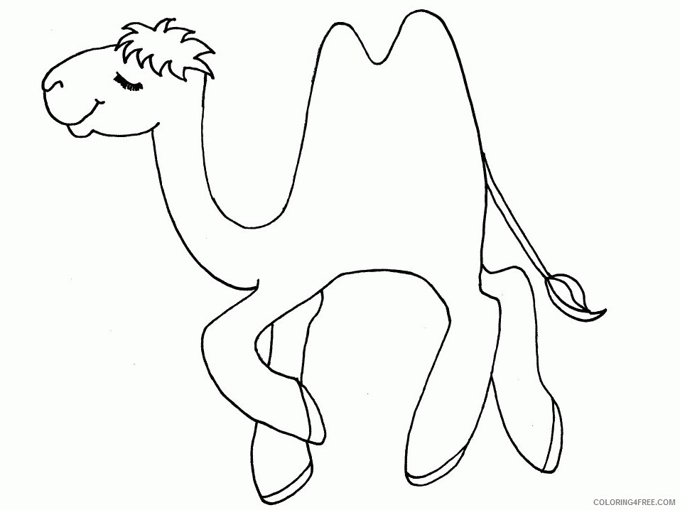 Camel Coloring Sheets Animal Coloring Pages Printable 2021 0685 Coloring4free