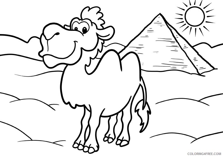 Camel Coloring Sheets Animal Coloring Pages Printable 2021 0686 Coloring4free