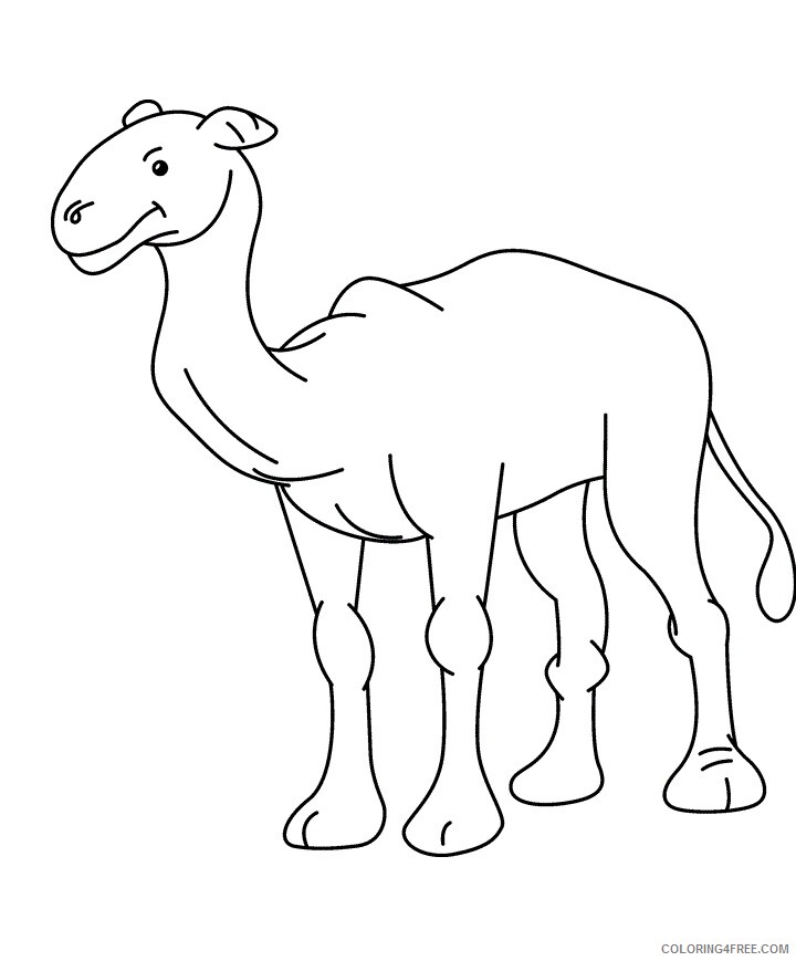 Camel Coloring Sheets Animal Coloring Pages Printable 2021 0697 Coloring4free