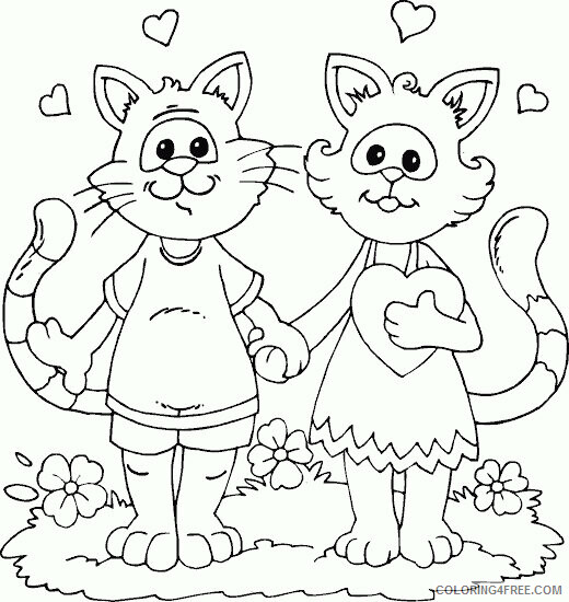 Cat Coloring Pages Animal Printable Sheets Cat 2021 0800 Coloring4free