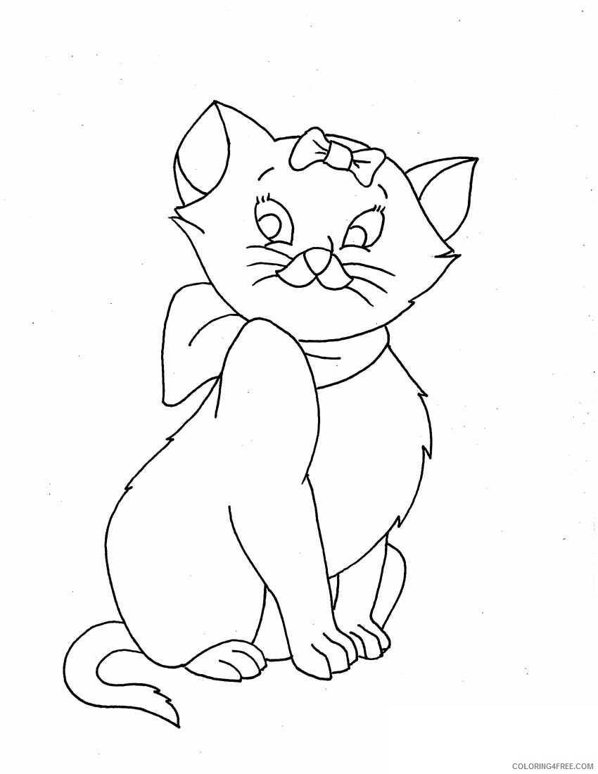 Cat Coloring Pages Animal Printable Sheets Cats 2021 0862 Coloring4free