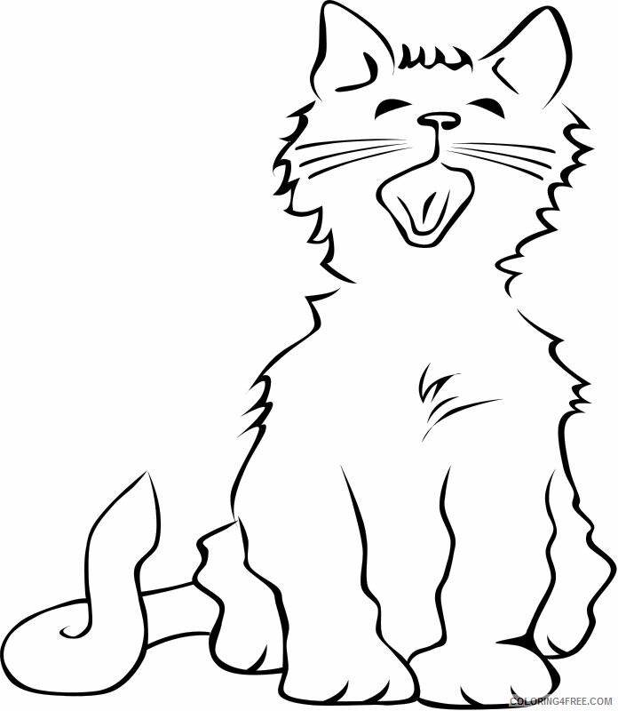 Cat Coloring Pages Animal Printable Sheets Wild Cat 2021 0896 Coloring4free