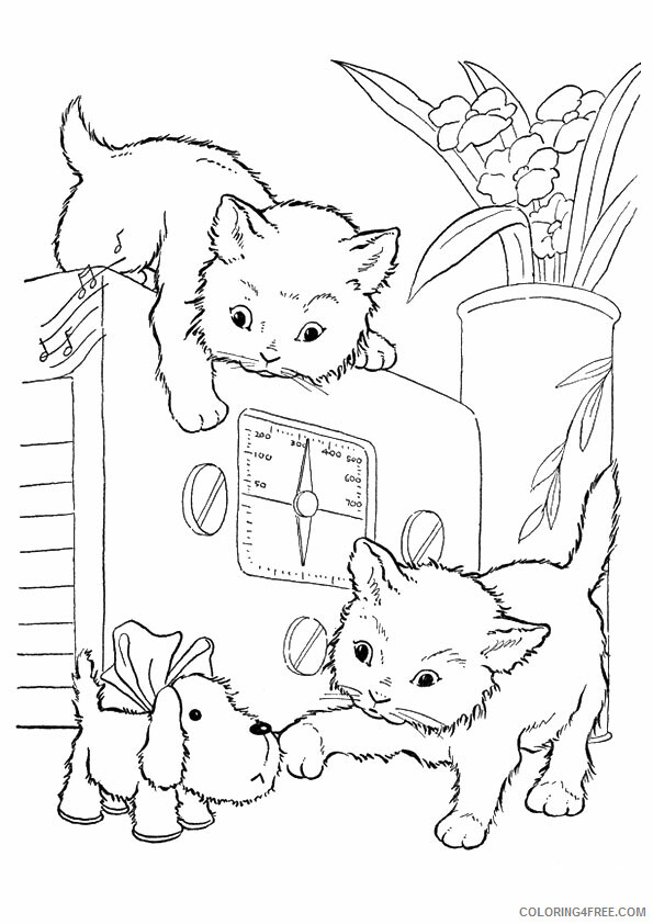 Cat Coloring Sheets Animal Coloring Pages Printable 2021 0712 Coloring4free