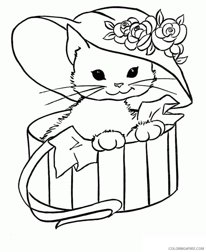 Cat Coloring Sheets Animal Coloring Pages Printable 2021 0720 Coloring4free