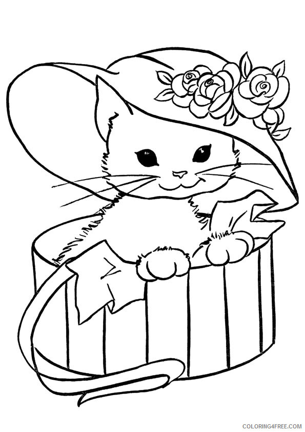 Cat Coloring Sheets Animal Coloring Pages Printable 2021 0724 Coloring4free
