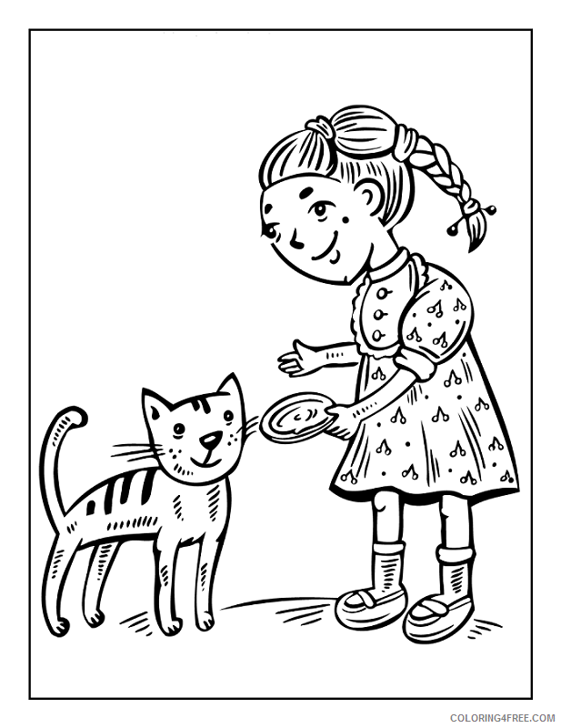 Cat Coloring Sheets Animal Coloring Pages Printable 2021 0731 Coloring4free