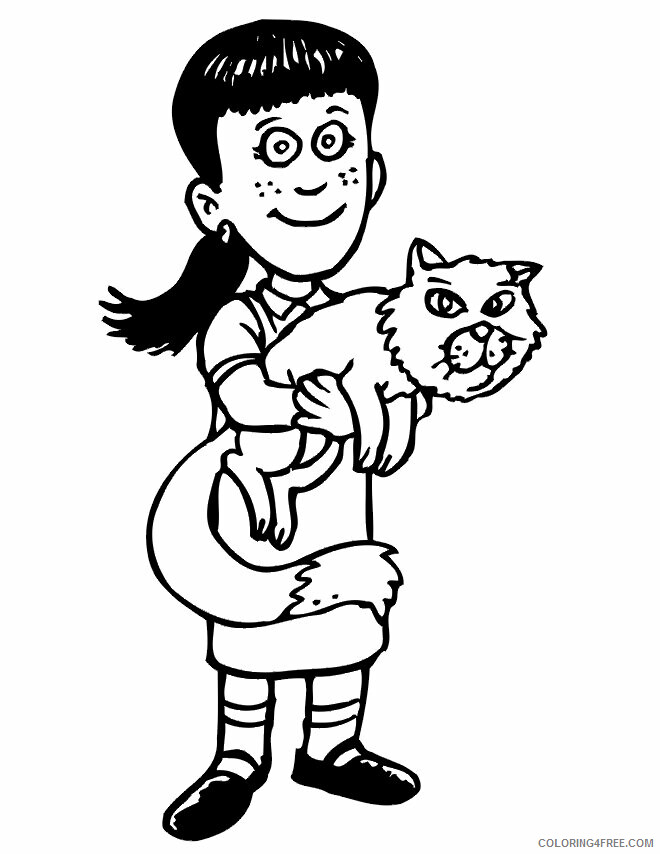 Cat Coloring Sheets Animal Coloring Pages Printable 2021 0774 Coloring4free