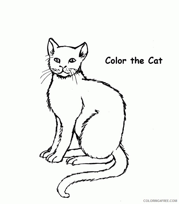 Cat Coloring Sheets Animal Coloring Pages Printable 2021 0786 Coloring4free