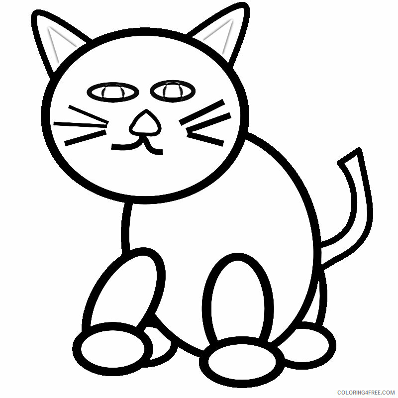 Cat Coloring Sheets Animal Coloring Pages Printable 2021 0800 Coloring4free