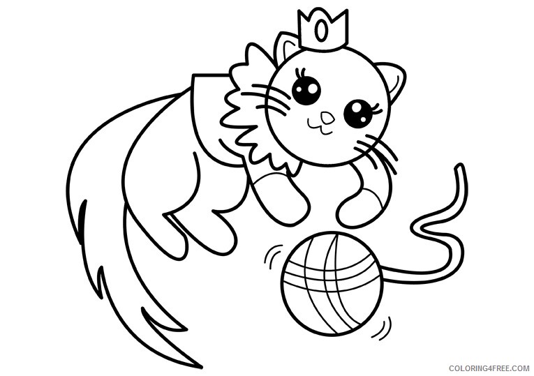 Cat Coloring Sheets Animal Coloring Pages Printable 2021 0806 Coloring4free