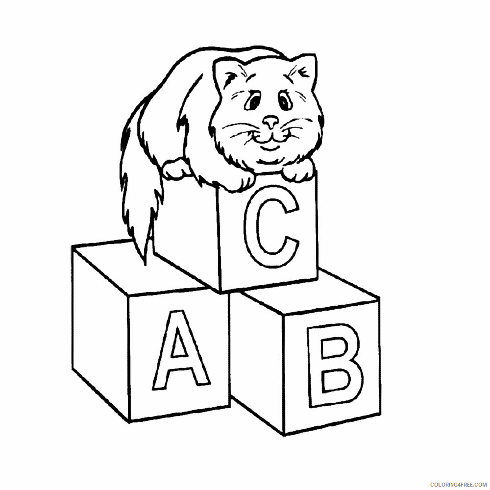 Cat Coloring Sheets Animal Coloring Pages Printable 2021 0827 Coloring4free