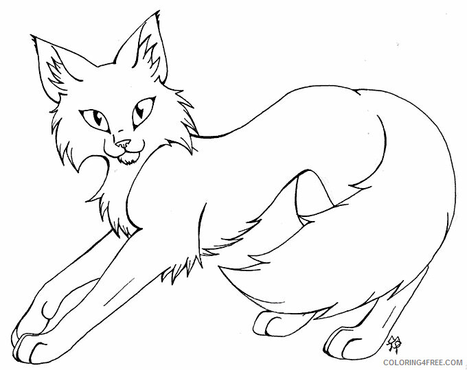 Cat Coloring Sheets Animal Coloring Pages Printable 2021 0830 Coloring4free