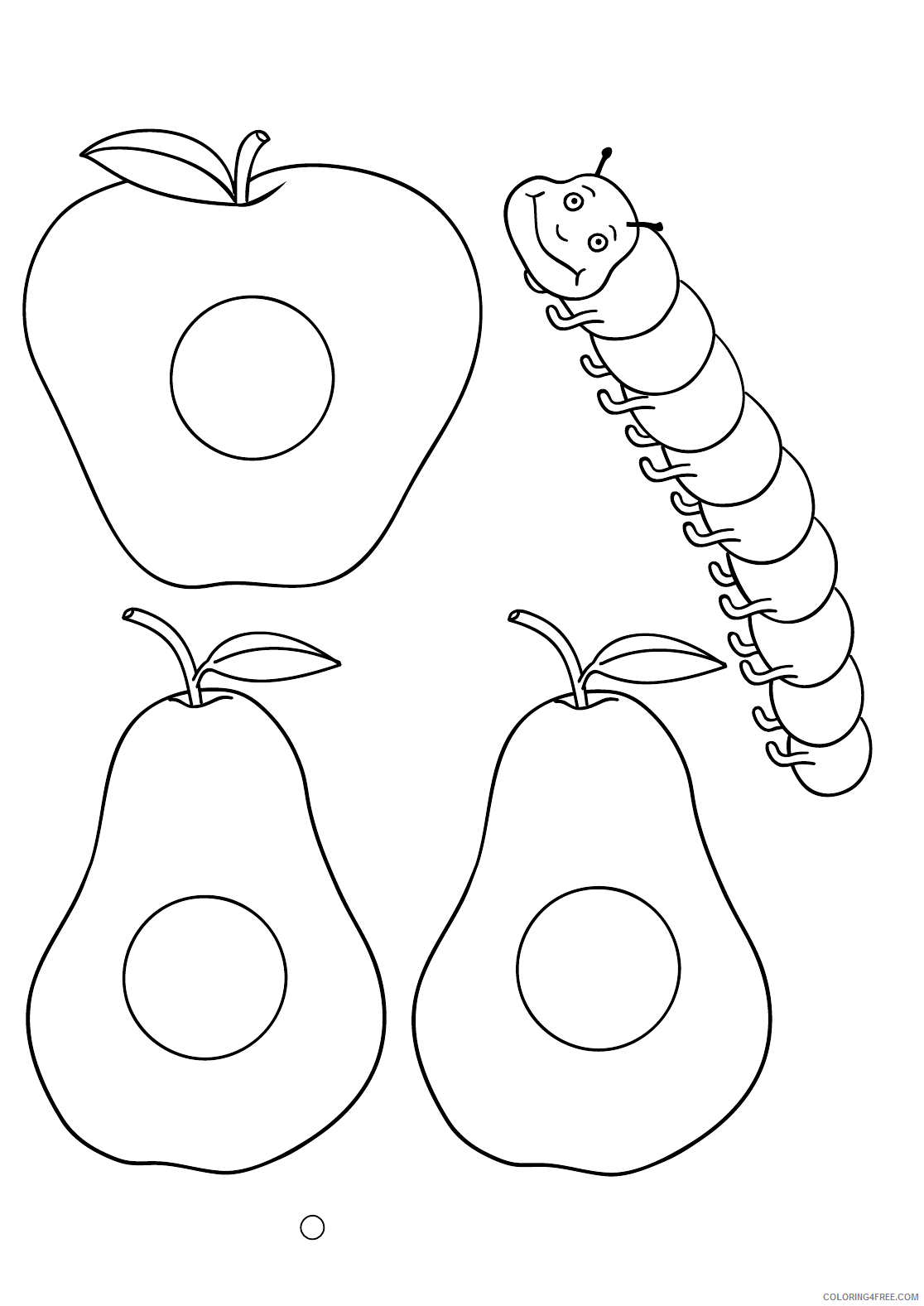 Caterpillar Coloring Pages Animal Printable Sheets Caterpillar Free For Kids 2021 Coloring4free