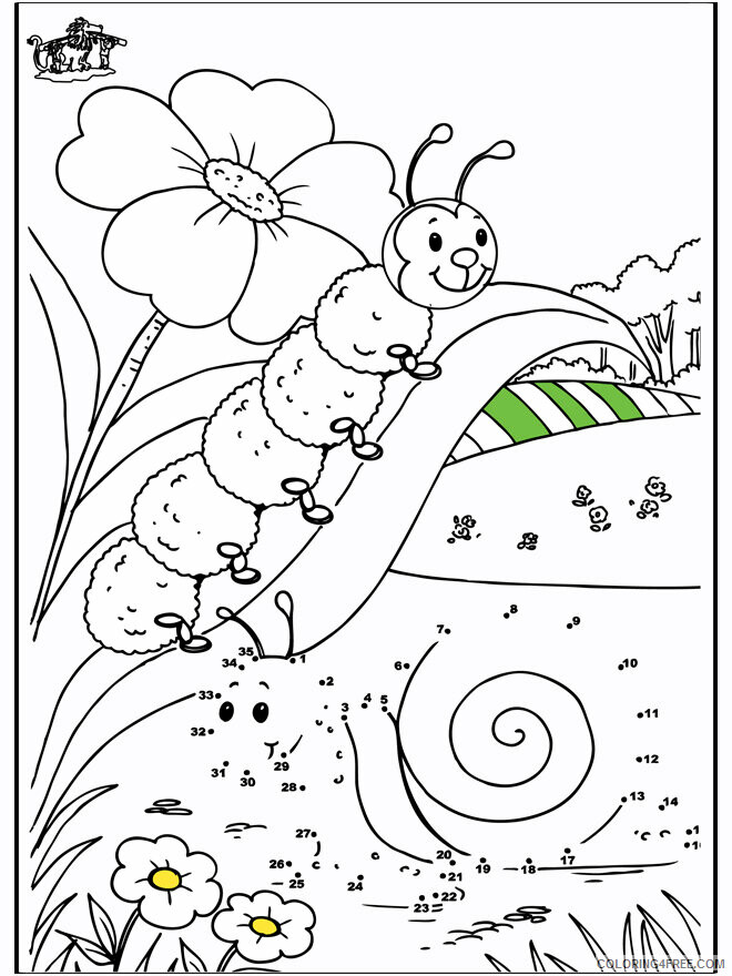 Caterpillar Coloring Pages Animal Printable Sheets Free Caterpillar 2021 0939 Coloring4free