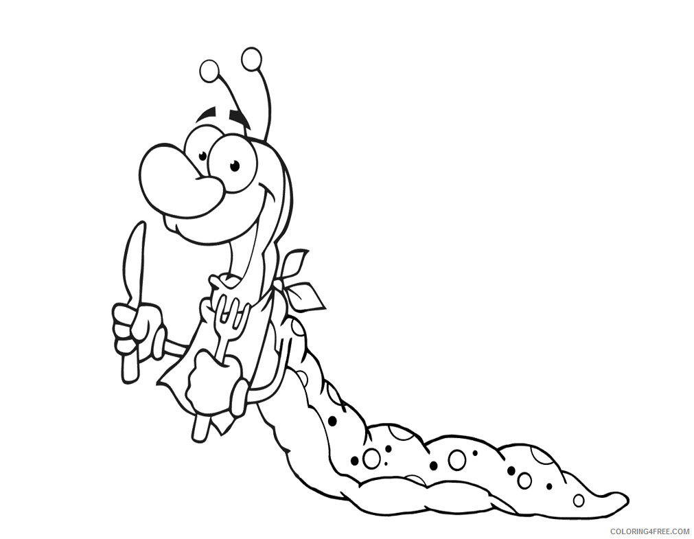 Caterpillar Coloring Pages Animal Printable Sheets Hungry Caterpillar 2021 0940 Coloring4free