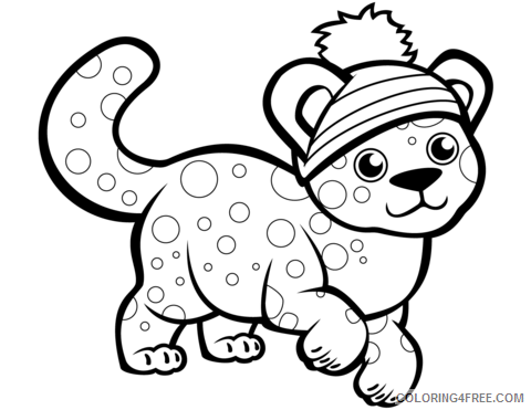 Cheetah Coloring Pages Animal Printable Sheets cute cheetah 2021 1012 Coloring4free