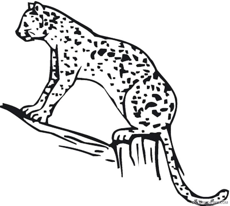 Cheetah Coloring Sheets Animal Coloring Pages Printable 2021 0832 Coloring4free