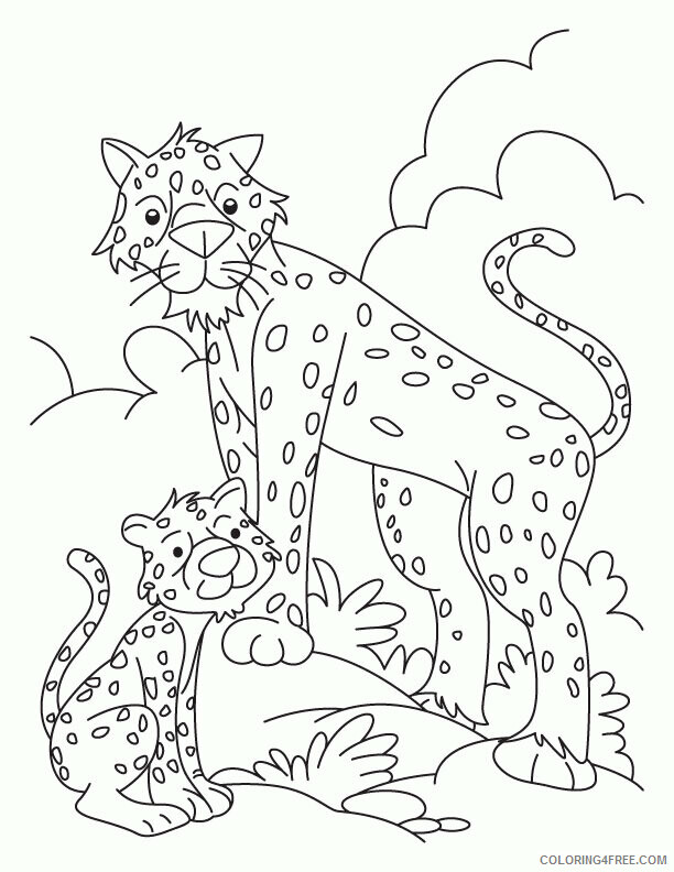 Cheetah Coloring Sheets Animal Coloring Pages Printable 2021 0836 Coloring4free