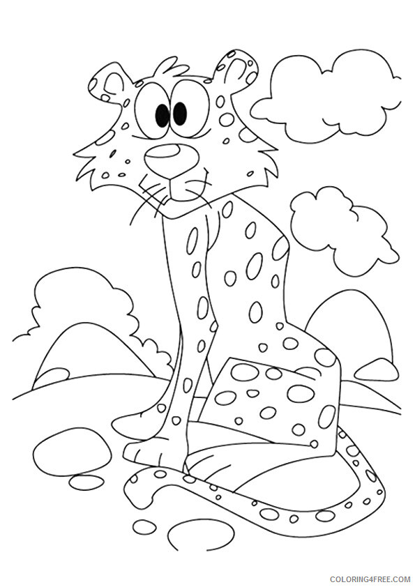 Cheetah Coloring Sheets Animal Coloring Pages Printable 2021 0842 Coloring4free