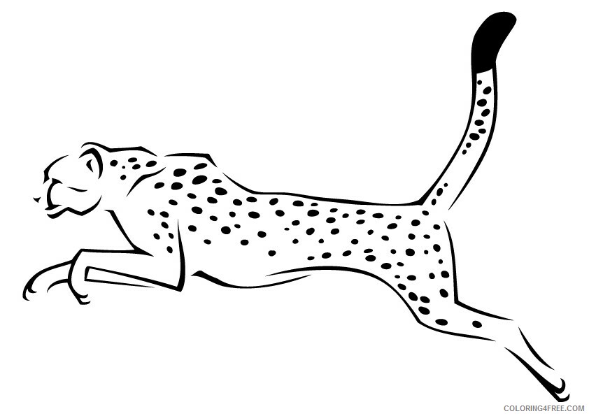 Cheetah Coloring Sheets Animal Coloring Pages Printable 2021 0847 Coloring4free