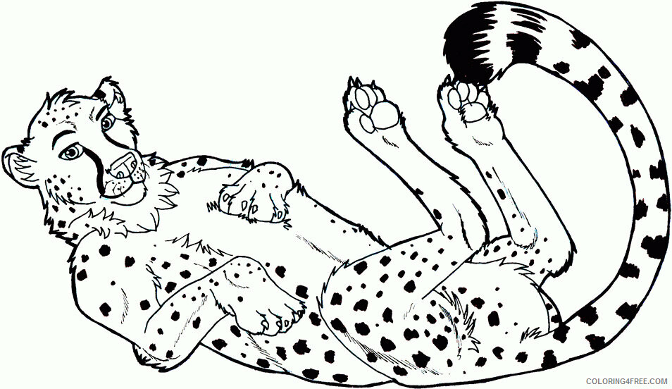 Cheetah Coloring Sheets Animal Coloring Pages Printable 2021 0852 Coloring4free
