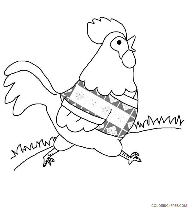 Chicken Coloring Pages Animal Printable Sheets Print Chicken 2021 1070 Coloring4free