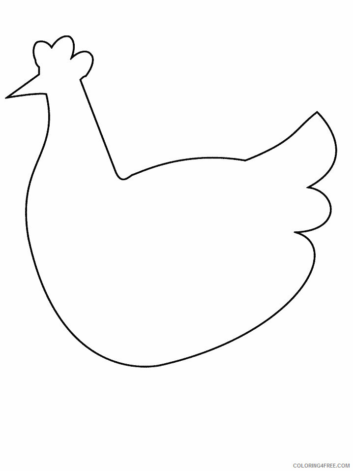Chicken Coloring Sheets Animal Coloring Pages Printable 2021 0856 Coloring4free