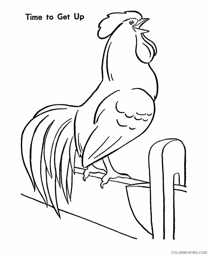 Chicken Coloring Sheets Animal Coloring Pages Printable 2021 0873 Coloring4free