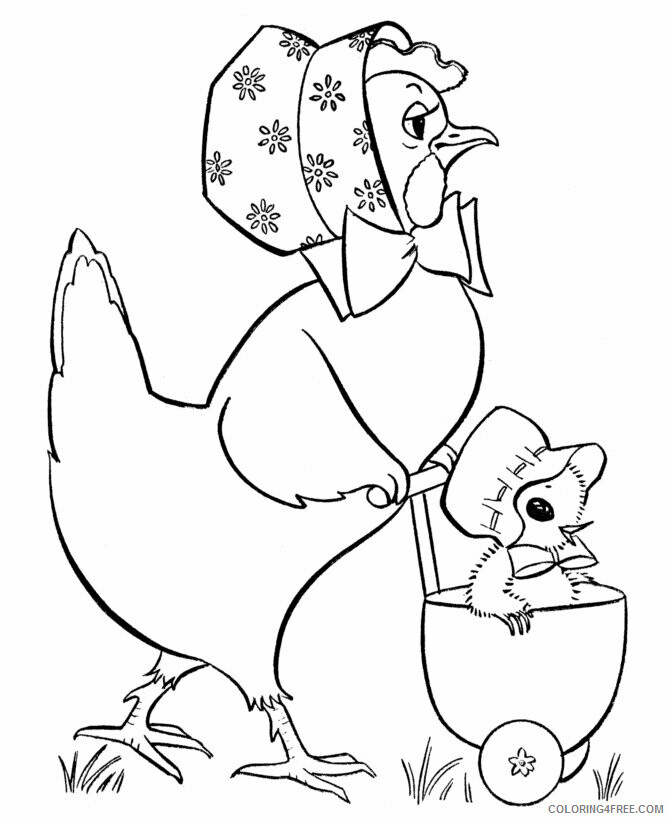 Chicken Coloring Sheets Animal Coloring Pages Printable 2021 0880 Coloring4free