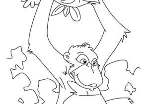 Download Chimpanzee Coloring Pages - Page 2 of 2 - Coloring4Free.com