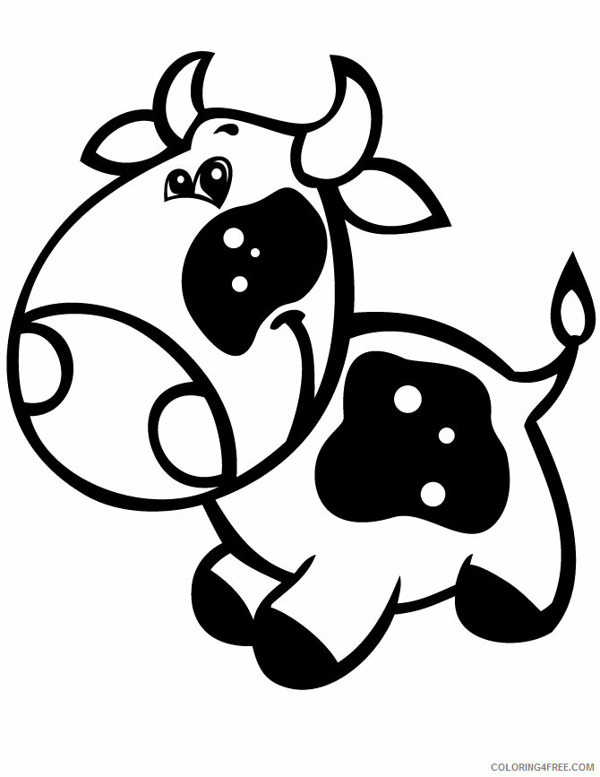 Cow Coloring Sheets Animal Coloring Pages Printable 2021 0910 Coloring4free