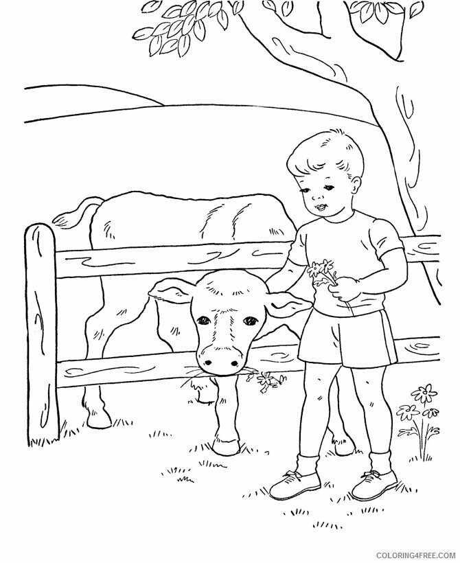 Cow Coloring Sheets Animal Coloring Pages Printable 2021 0928 Coloring4free