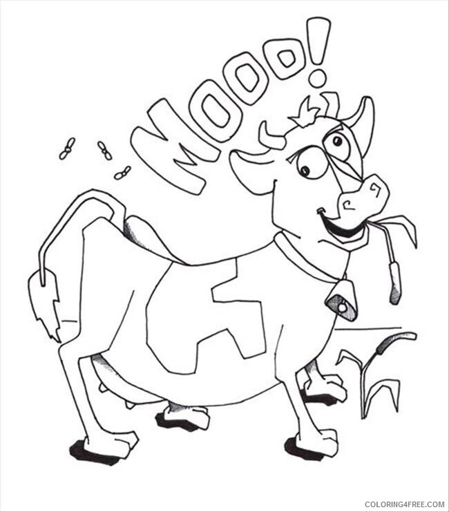 Cow Coloring Sheets Animal Coloring Pages Printable 2021 0929 Coloring4free