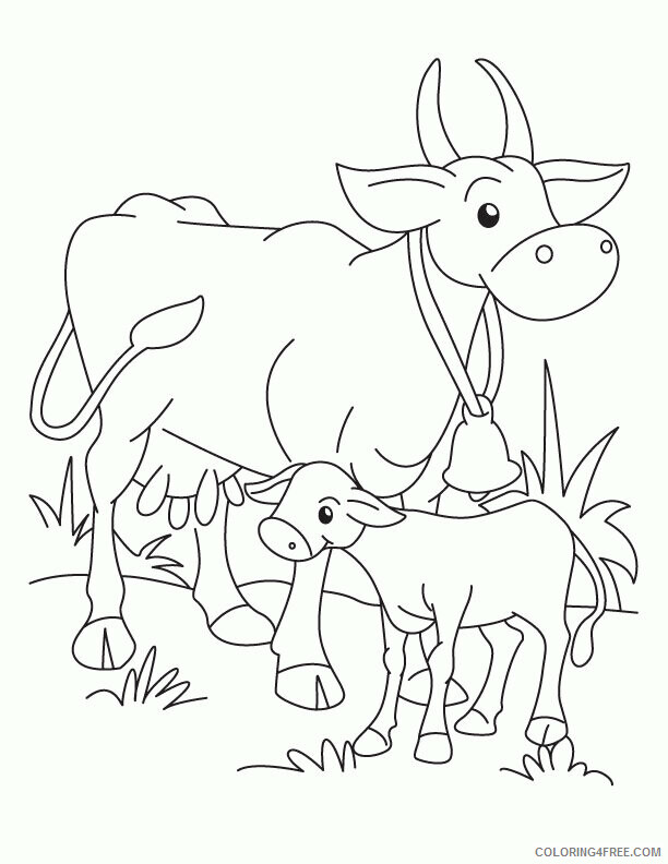 Cow Coloring Sheets Animal Coloring Pages Printable 2021 0942 Coloring4free