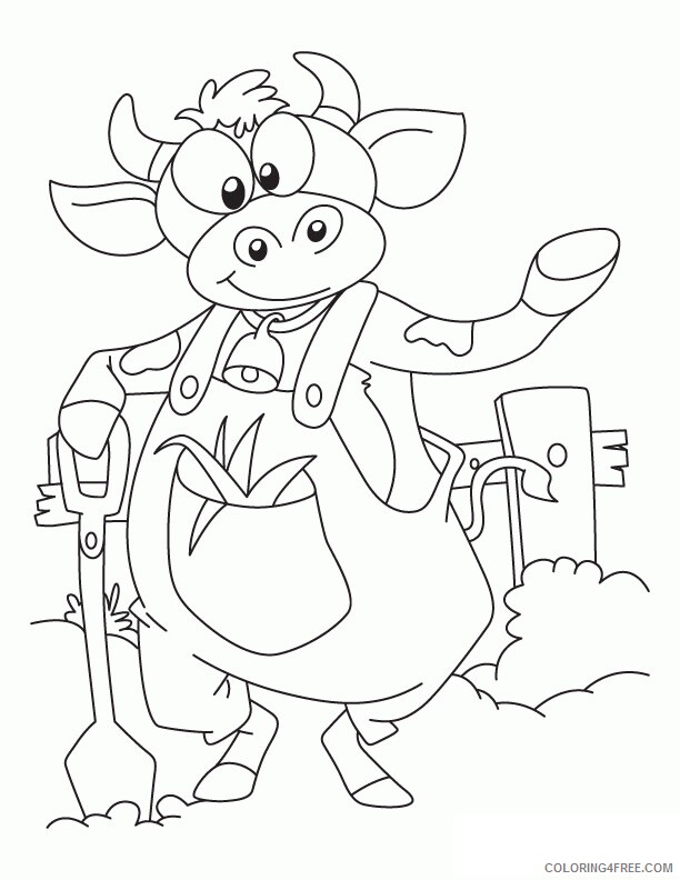Cow Coloring Sheets Animal Coloring Pages Printable 2021 0944 Coloring4free