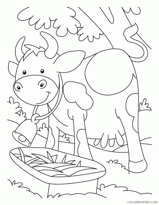 Cow Coloring Sheets Animal Coloring Pages Printable 2021 0947 Coloring4free