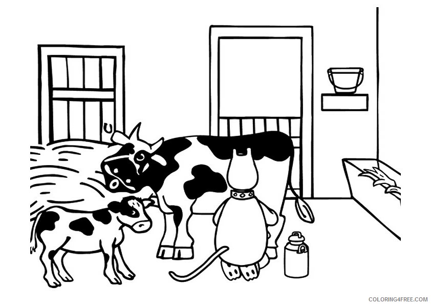 Cow Coloring Sheets Animal Coloring Pages Printable 2021 0949 Coloring4free
