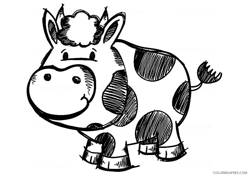 Cow Coloring Sheets Animal Coloring Pages Printable 2021 0952 Coloring4free