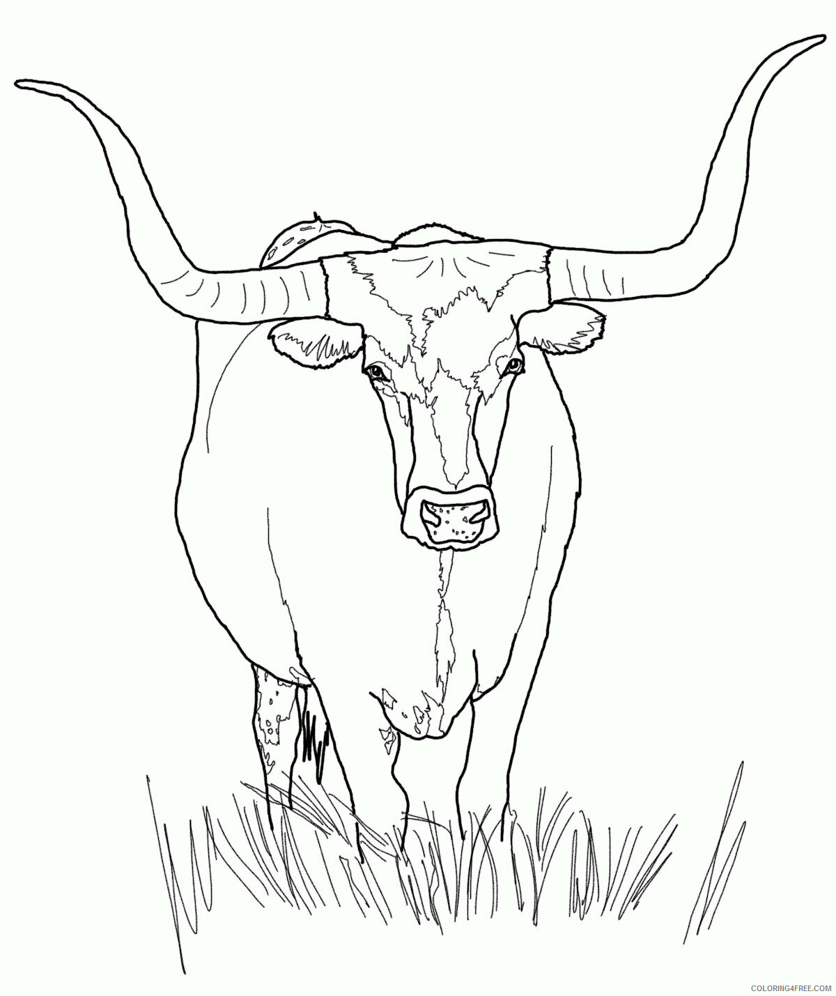 Cow Coloring Sheets Animal Coloring Pages Printable 2021 0958 Coloring4free