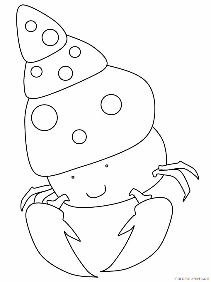 Crab Coloring Pages Animal Printable Sheets crab9 2021 1231 Coloring4free