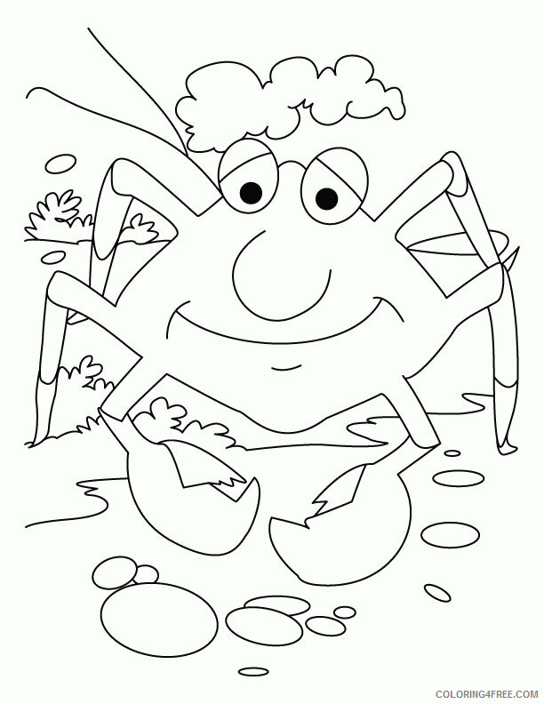 Crab Coloring Sheets Animal Coloring Pages Printable 2021 0972 Coloring4free