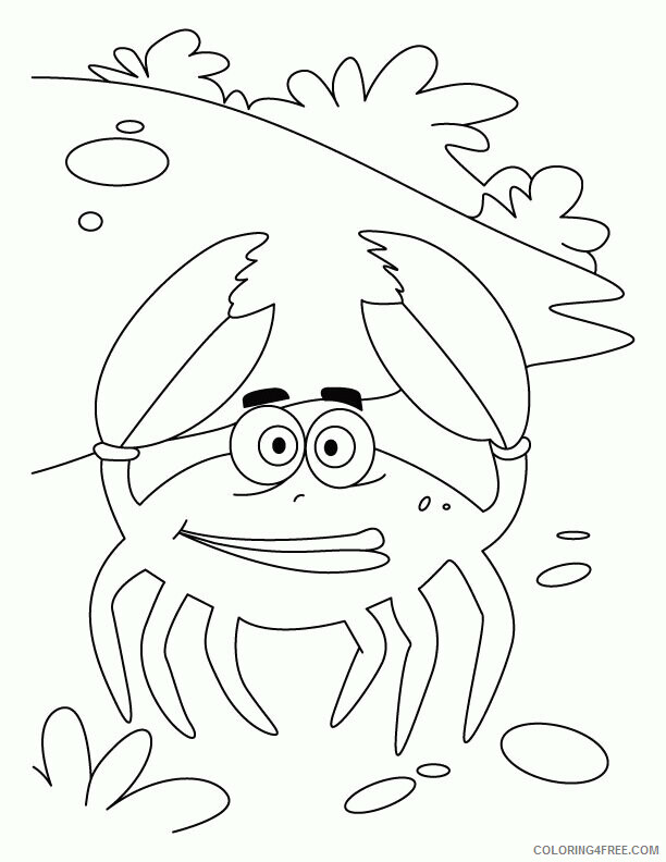 Crab Coloring Sheets Animal Coloring Pages Printable 2021 0974 Coloring4free