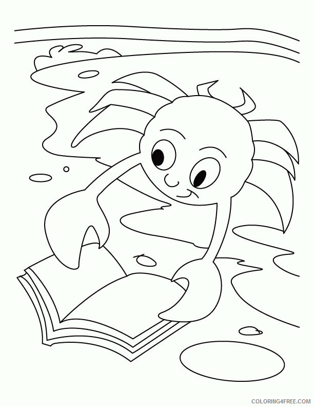 Crab Coloring Sheets Animal Coloring Pages Printable 2021 0975 Coloring4free
