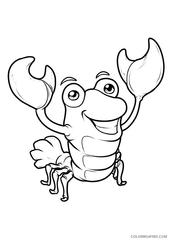 Crab Coloring Sheets Animal Coloring Pages Printable 2021 0985 Coloring4free