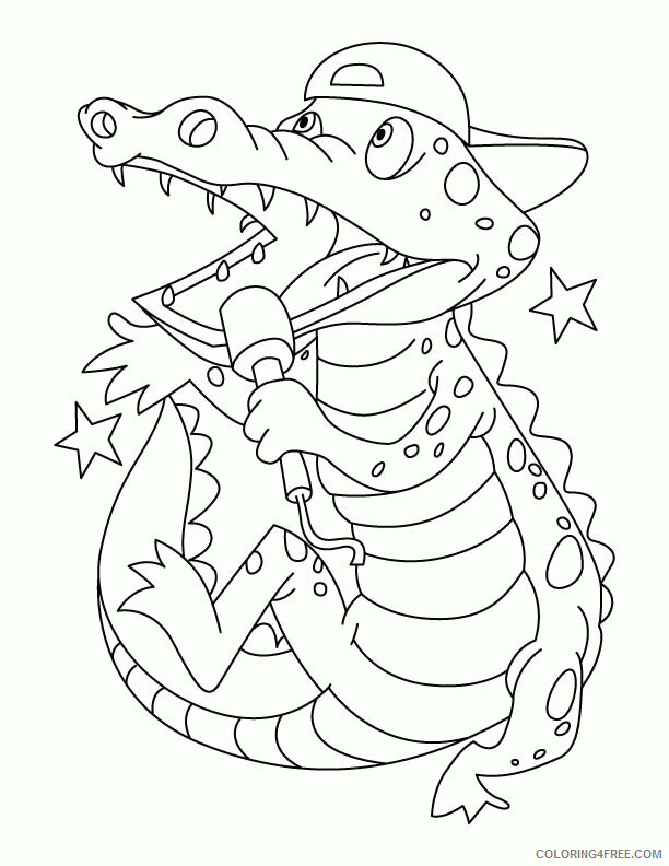 Crocodile Coloring Sheets Animal Coloring Pages Printable 2021 1002 Coloring4free