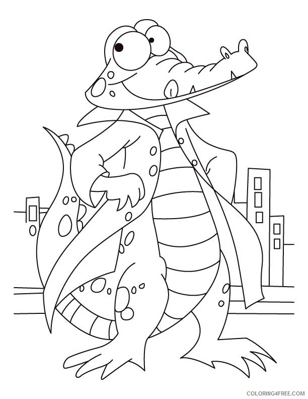 Crocodile Coloring Sheets Animal Coloring Pages Printable 2021 1010 Coloring4free