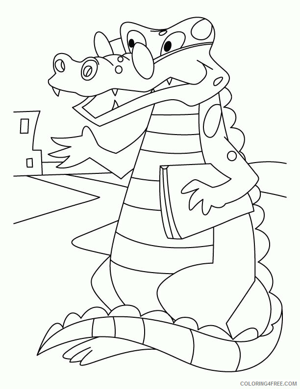 Crocodile Coloring Sheets Animal Coloring Pages Printable 2021 1016 Coloring4free
