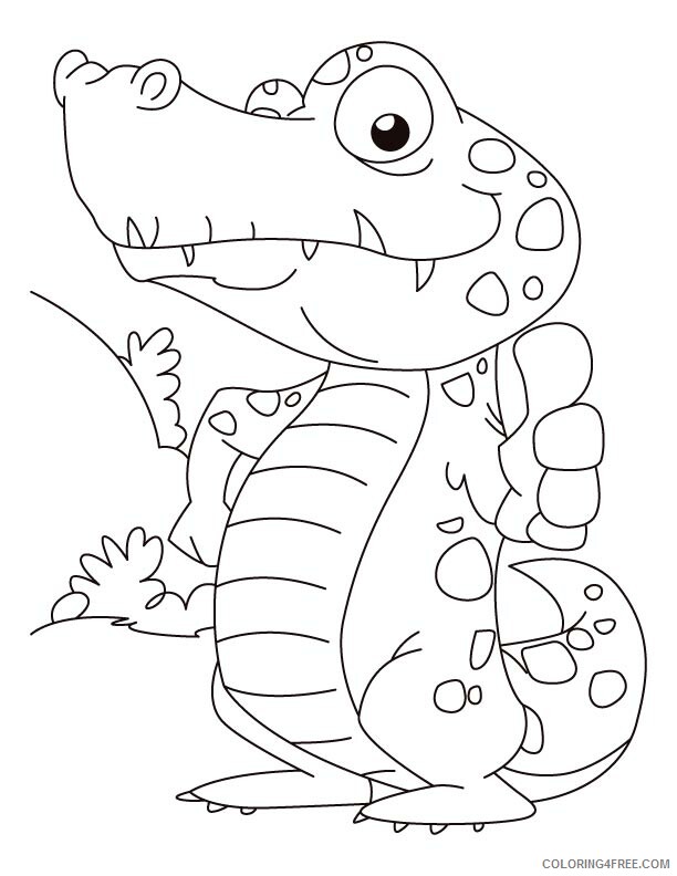 Crocodile Coloring Sheets Animal Coloring Pages Printable 2021 1017 Coloring4free