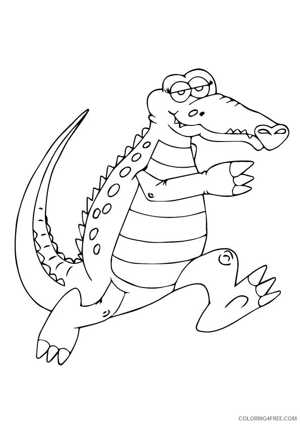 Crocodile Coloring Sheets Animal Coloring Pages Printable 2021 1032 Coloring4free